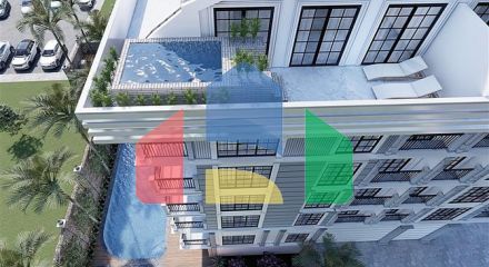 New complex 100 m from the beach in the center of Alanya