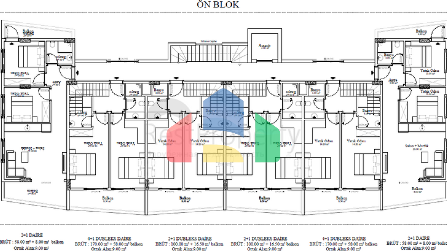 Проект жилого комплекса люкс класса в районе Клеопатра