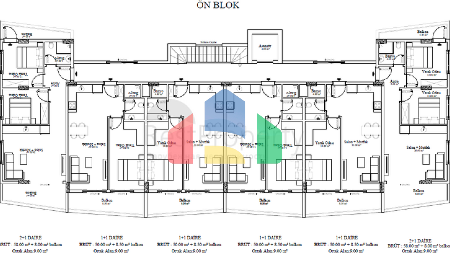Проект жилого комплекса люкс класса в районе Клеопатра