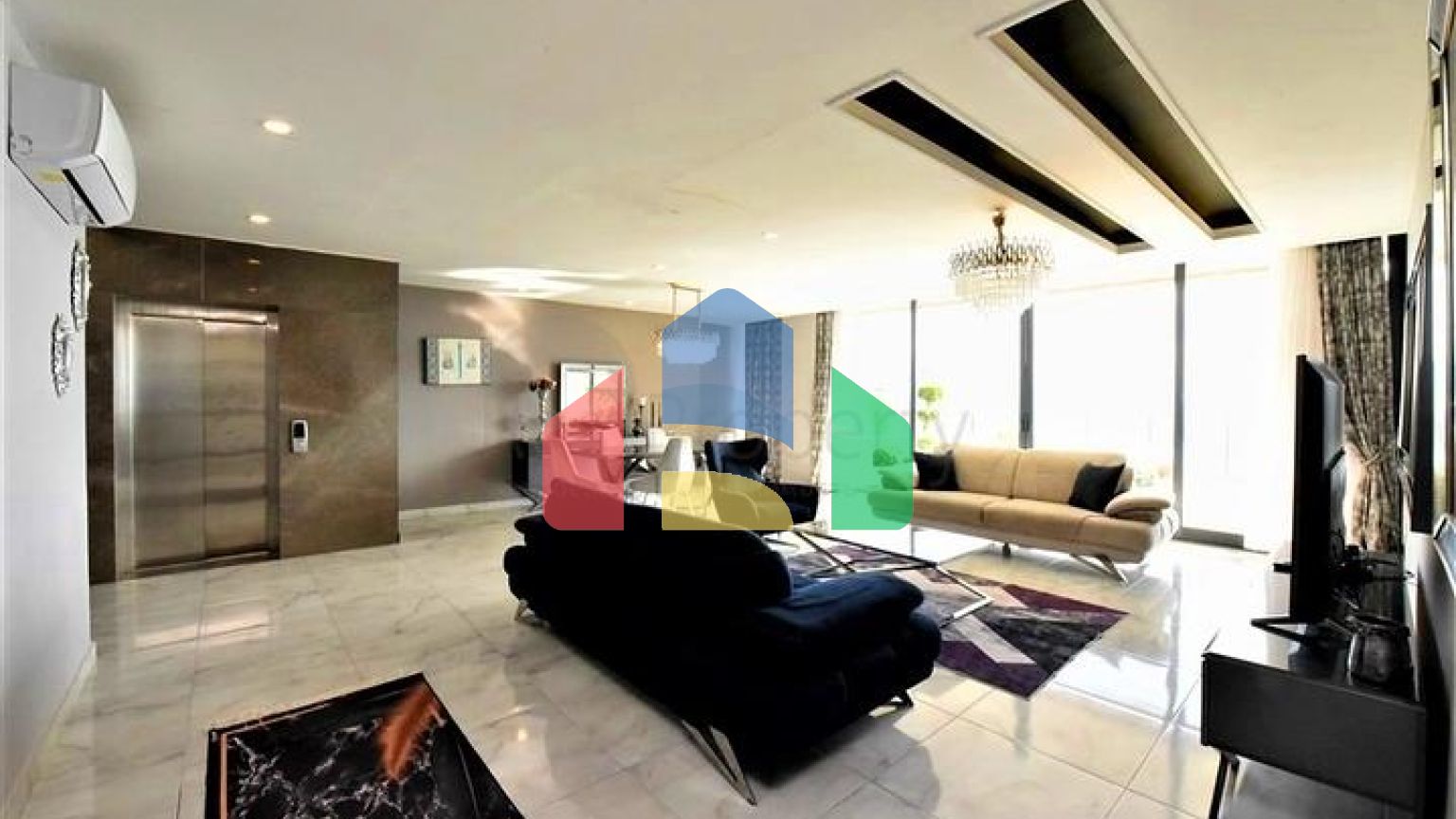 Вилла планировки 5+1 с шикарным видом на Аланию