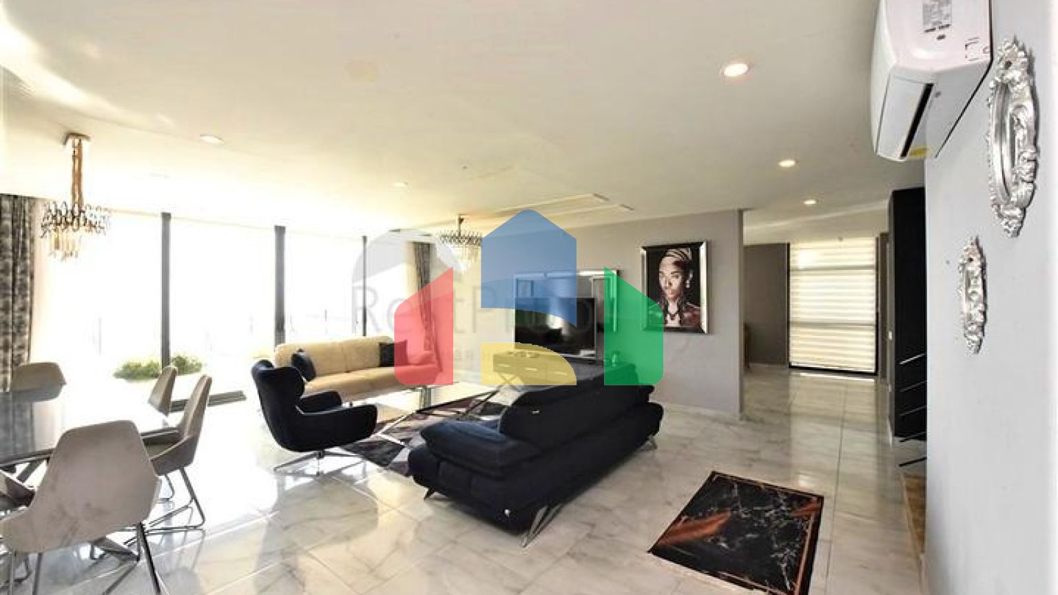 Вилла планировки 5+1 с шикарным видом на Аланию