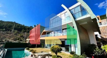 Вилла планировки 5+1 с шикарным видом на Аланию