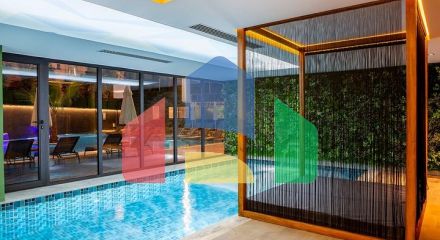 1+1 apartment in an elite complex on Cleopatra beach from the owner