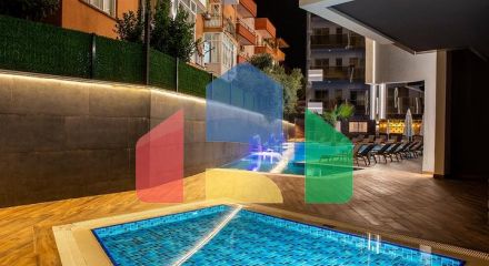 1+1 apartment in an elite complex on Cleopatra beach from the owner