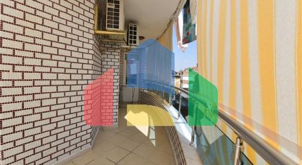 Furnished 2+1 apartment in Cleopatra area