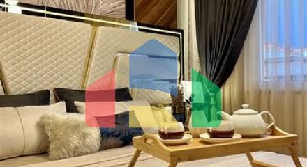 2+1 apartment in the center of Alanya with panoramic sea views