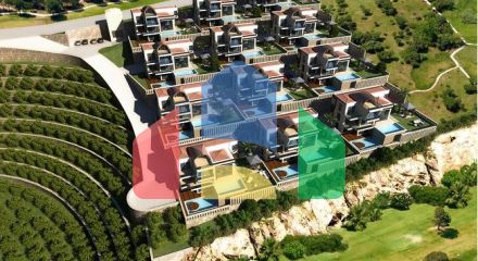 Luxury 4+1 villa with panoramic sea and fortress views