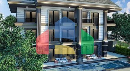 New project with a view of the fortress and the Mediterranean Sea