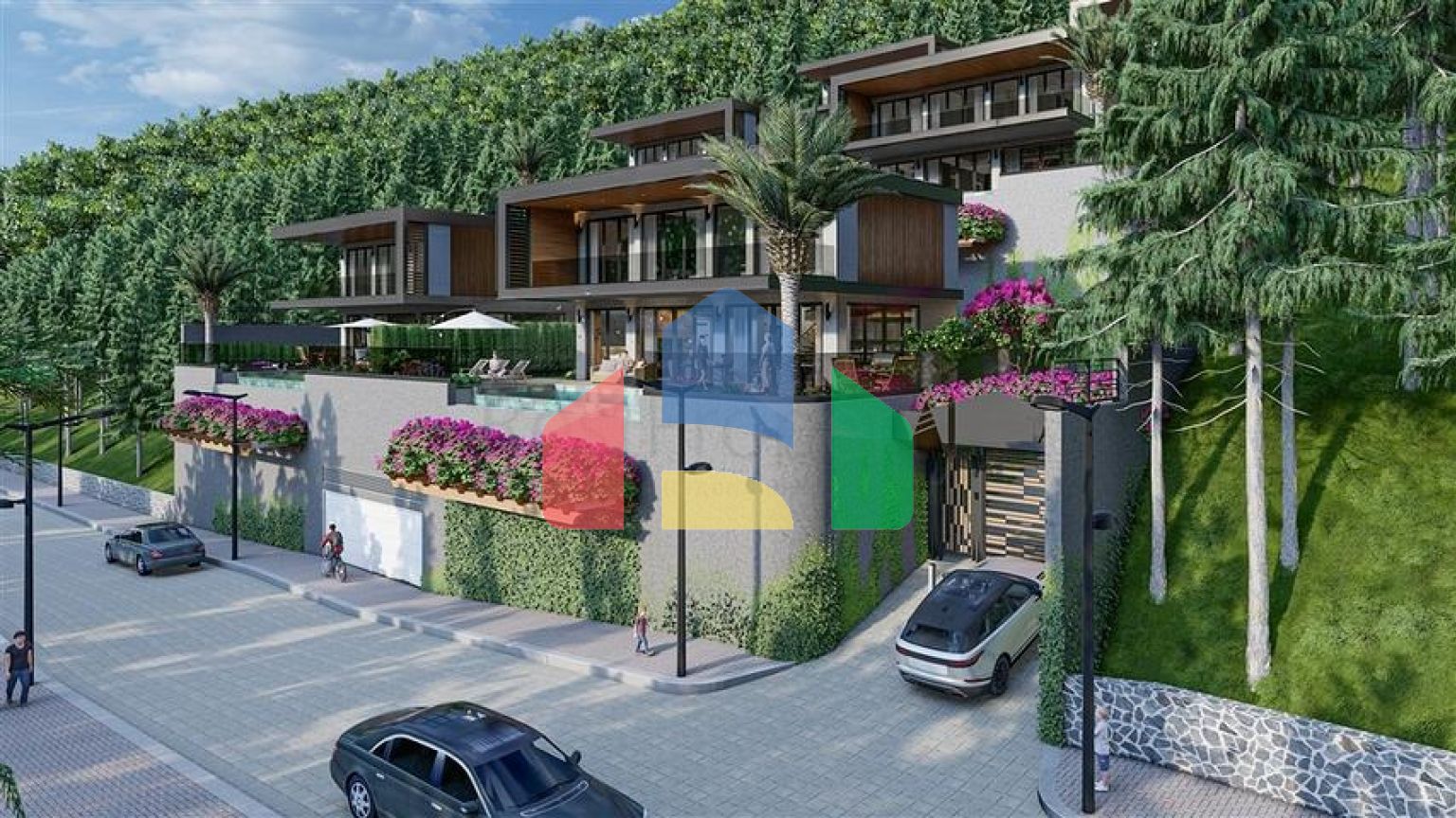 Новий проект Вілл в районі Бекташ в самому центрі Аланії