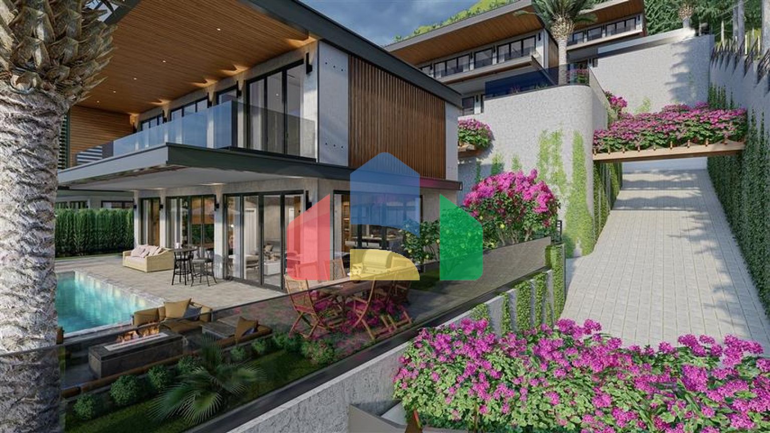 Новий проект Вілл в районі Бекташ в самому центрі Аланії