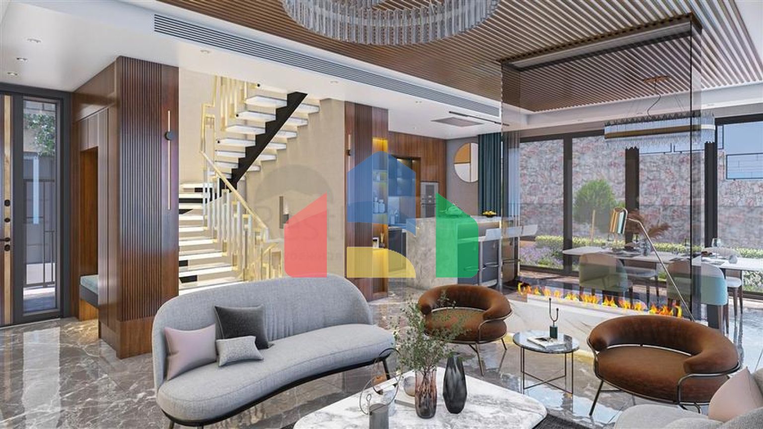 Новий проект Вілл в районі Бекташ в самому центрі Аланії