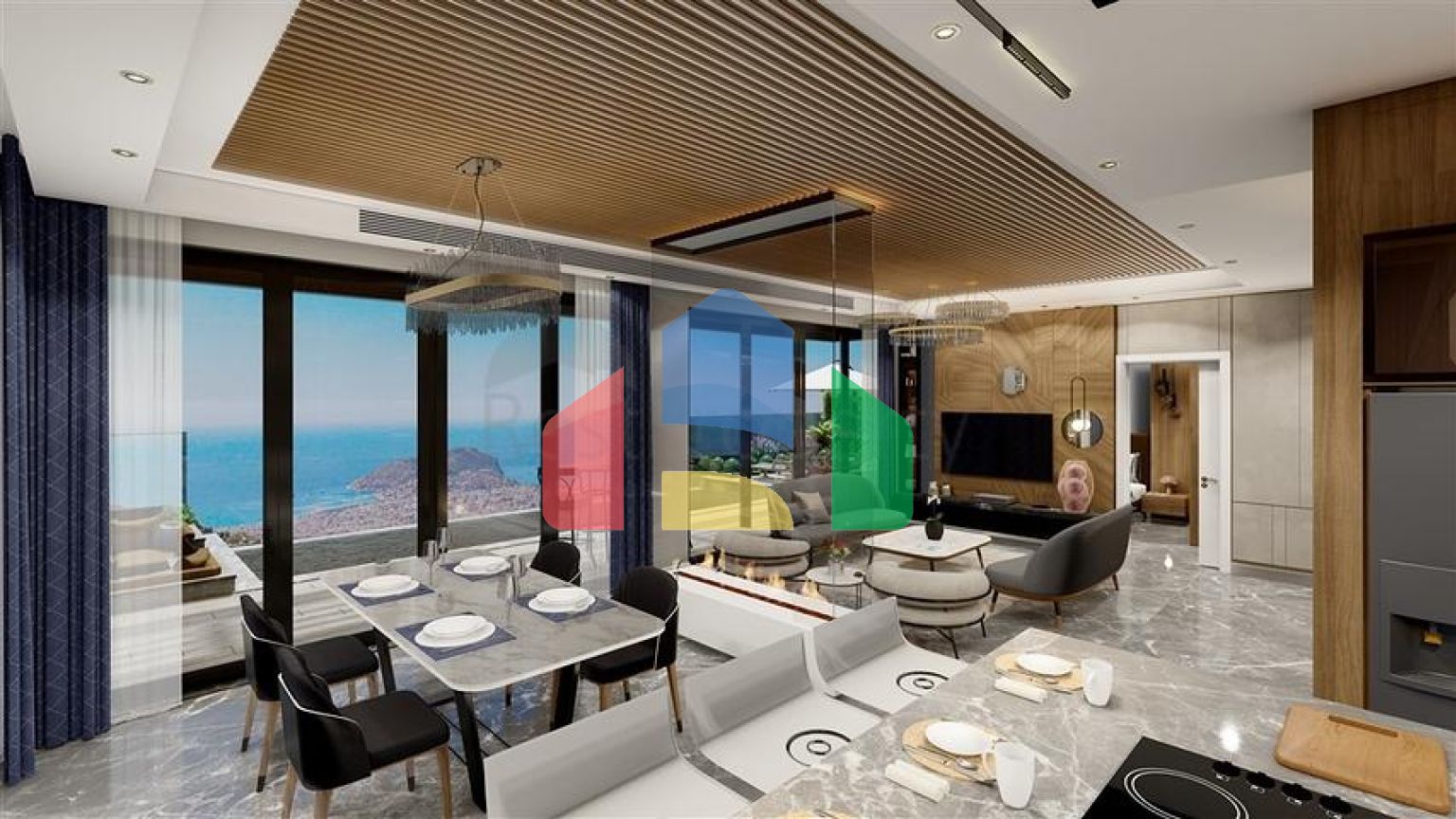 Новий проект Вілл в районі Бекташ в самому центрі Аланії