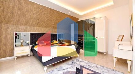 Розкішна вілла під громадянство плануванням 5 + 1 в Аланії