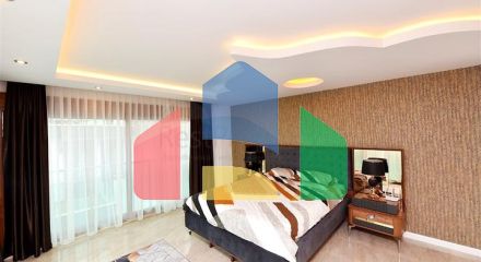 Розкішна вілла під громадянство плануванням 5 + 1 в Аланії