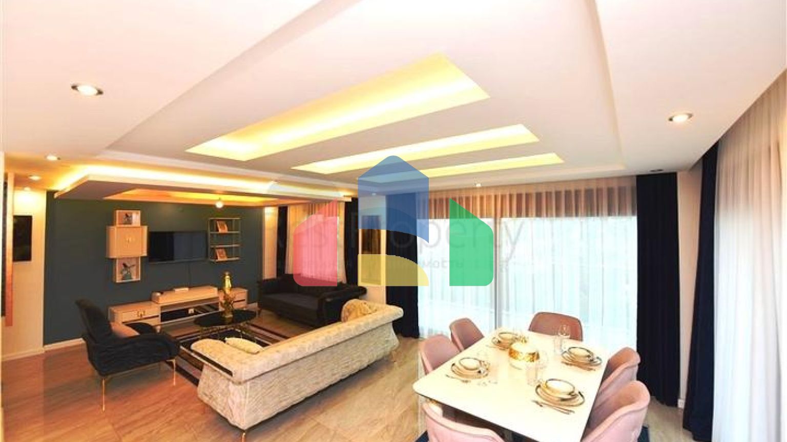 Розкішна вілла під громадянство плануванням 5 + 1 в Аланії