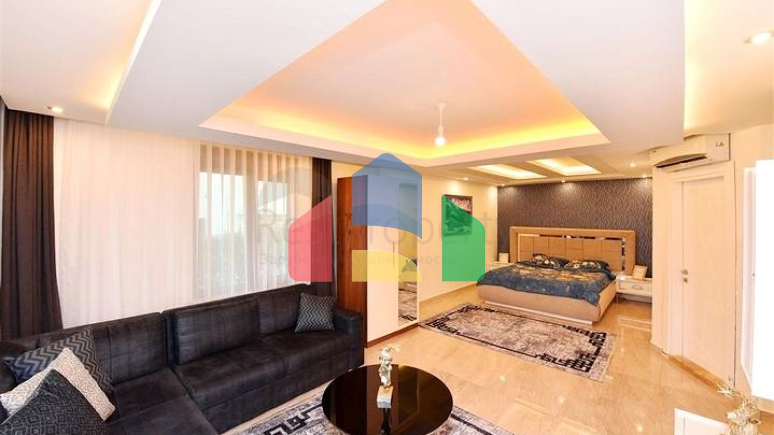 Розкішна вілла під громадянство плануванням 5 + 1 в Аланії