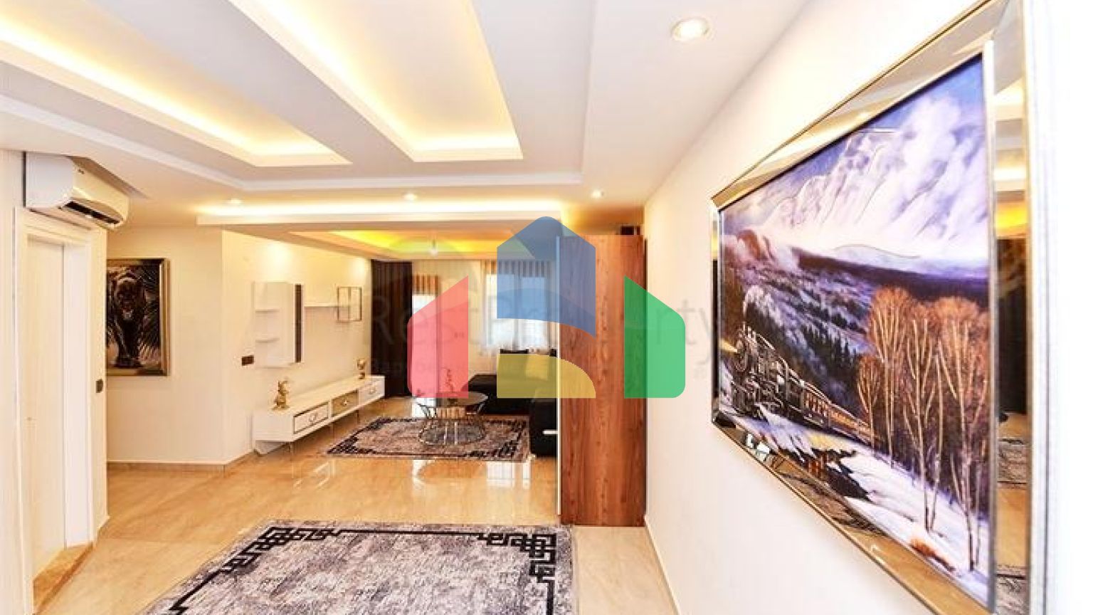 Розкішна вілла під громадянство плануванням 5 + 1 в Аланії