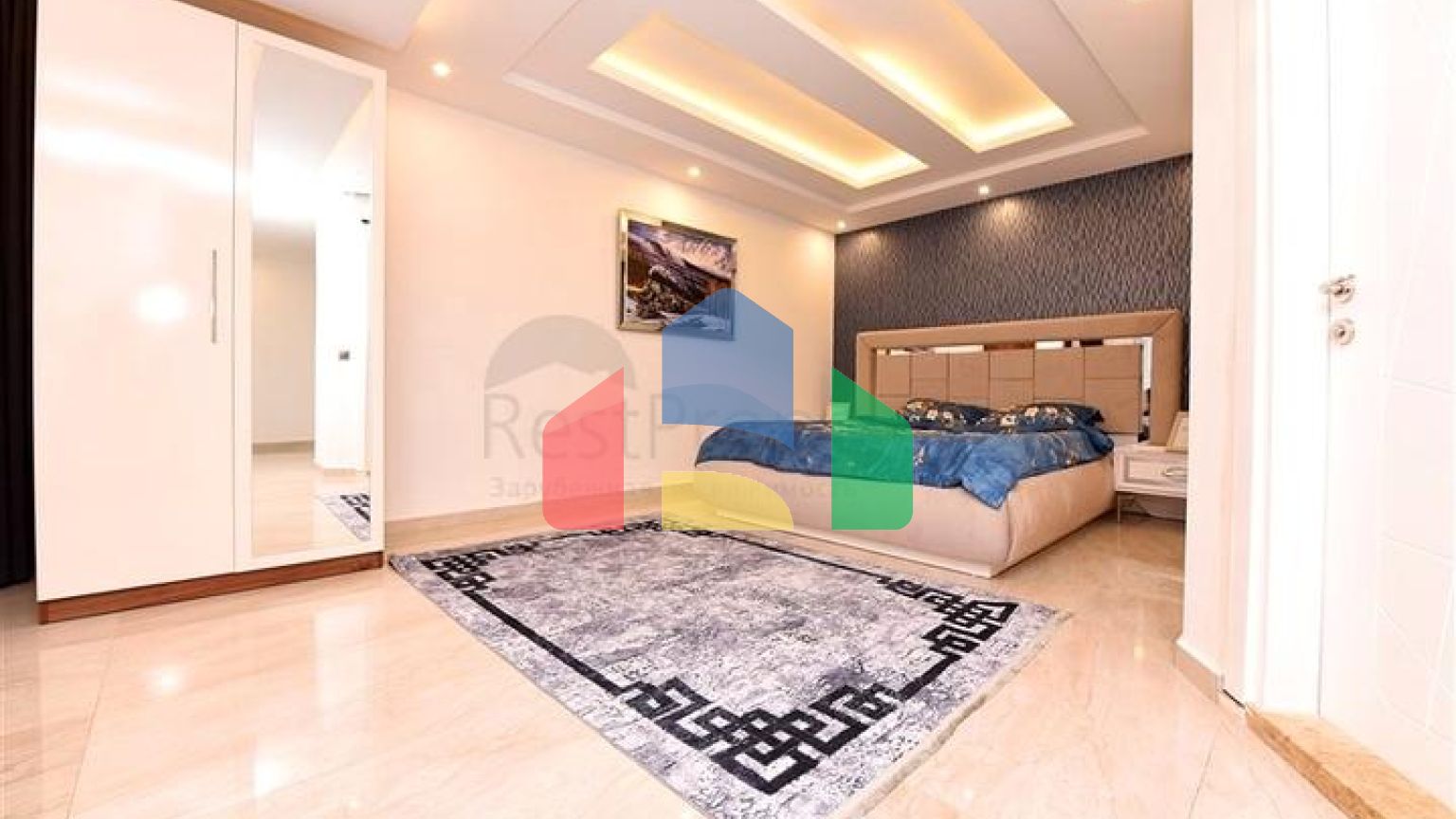 Розкішна вілла під громадянство плануванням 5 + 1 в Аланії