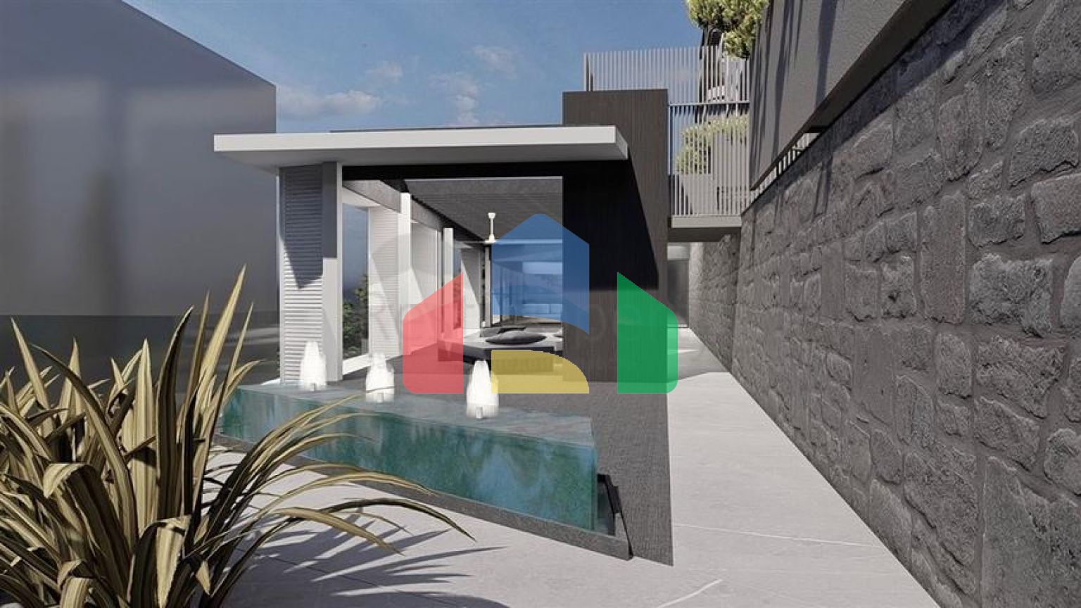 Премиальный комплекс у подножья крепости в Алании