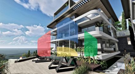 Премиальный комплекс у подножья крепости в Алании