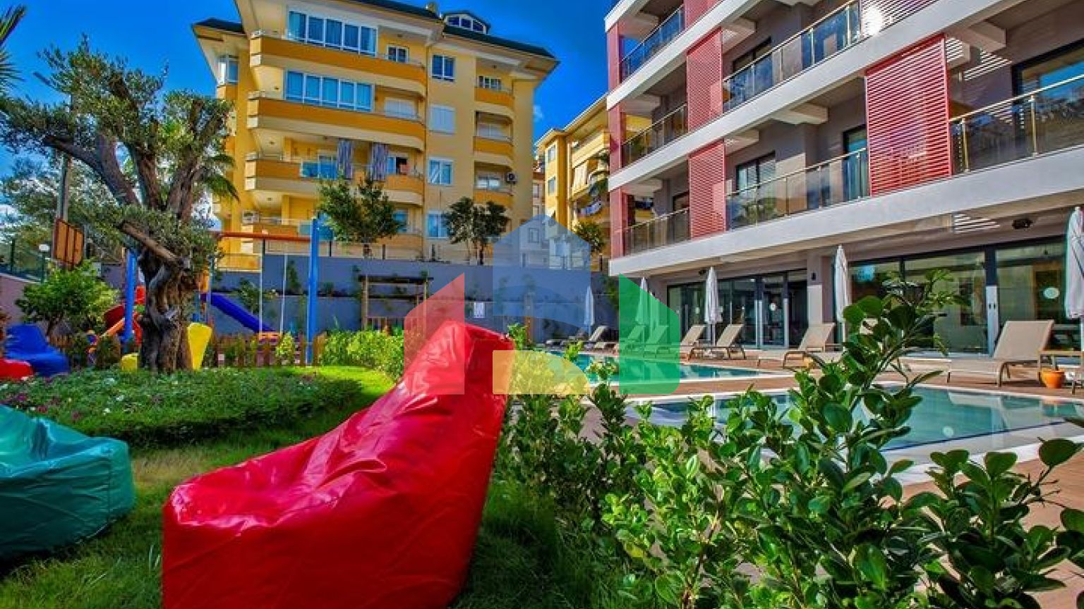 Двокімнатна квартира з меблями в районі пляжу Клеопатри