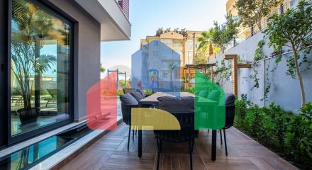 Двокімнатна квартира з меблями в районі пляжу Клеопатри Двокімнатна квартира з меблями в районі пляжу Клеопатри