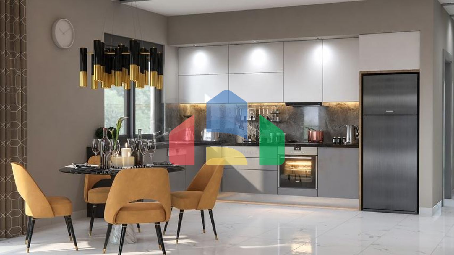 Квартира в новом доме, центр Аланьи район пляжа Клеопатра