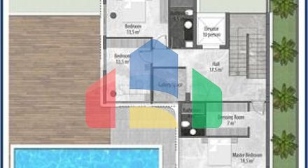 Инвестиционный проект роскошных вилл в комплексе района Тепе