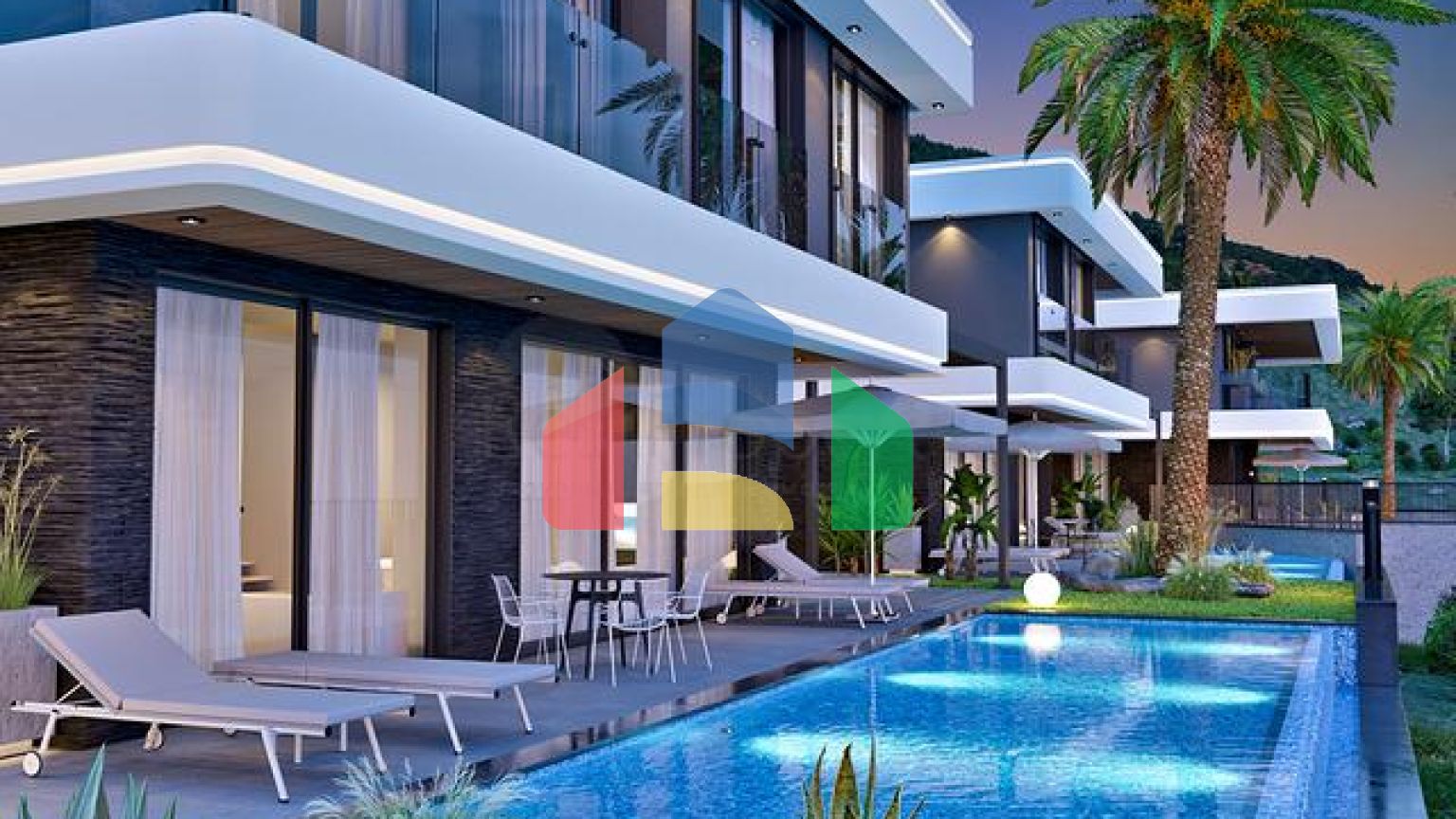 Инвестиционный проект роскошных вилл в комплексе района Тепе