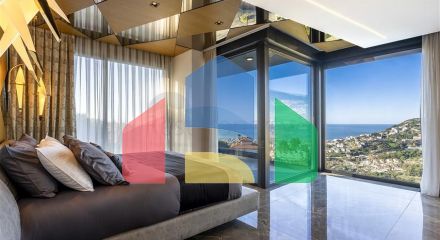 Luxury villas with panoramic views of the Mediterranean Sea