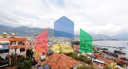 Продается пентхаус 3+1 на крепости в Алании