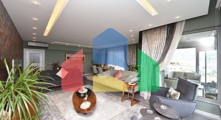 Продается пентхаус 3+1 на крепости в Алании