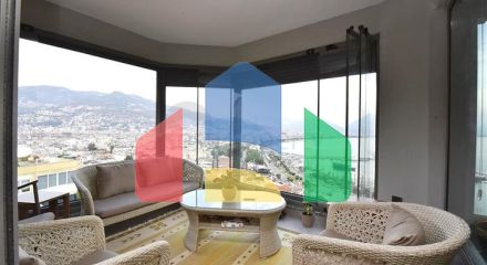 Продается пентхаус 3+1 на крепости в Алании