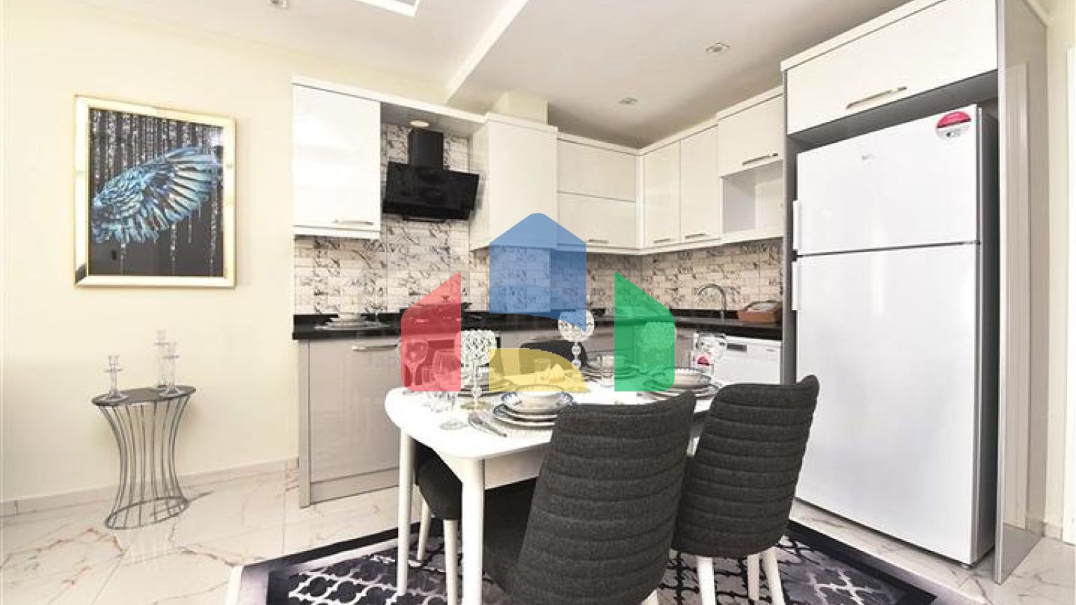 Садовий дуплекс в центрі Аланії