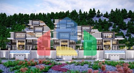 Villa project with stunning views in the center of Alanya
