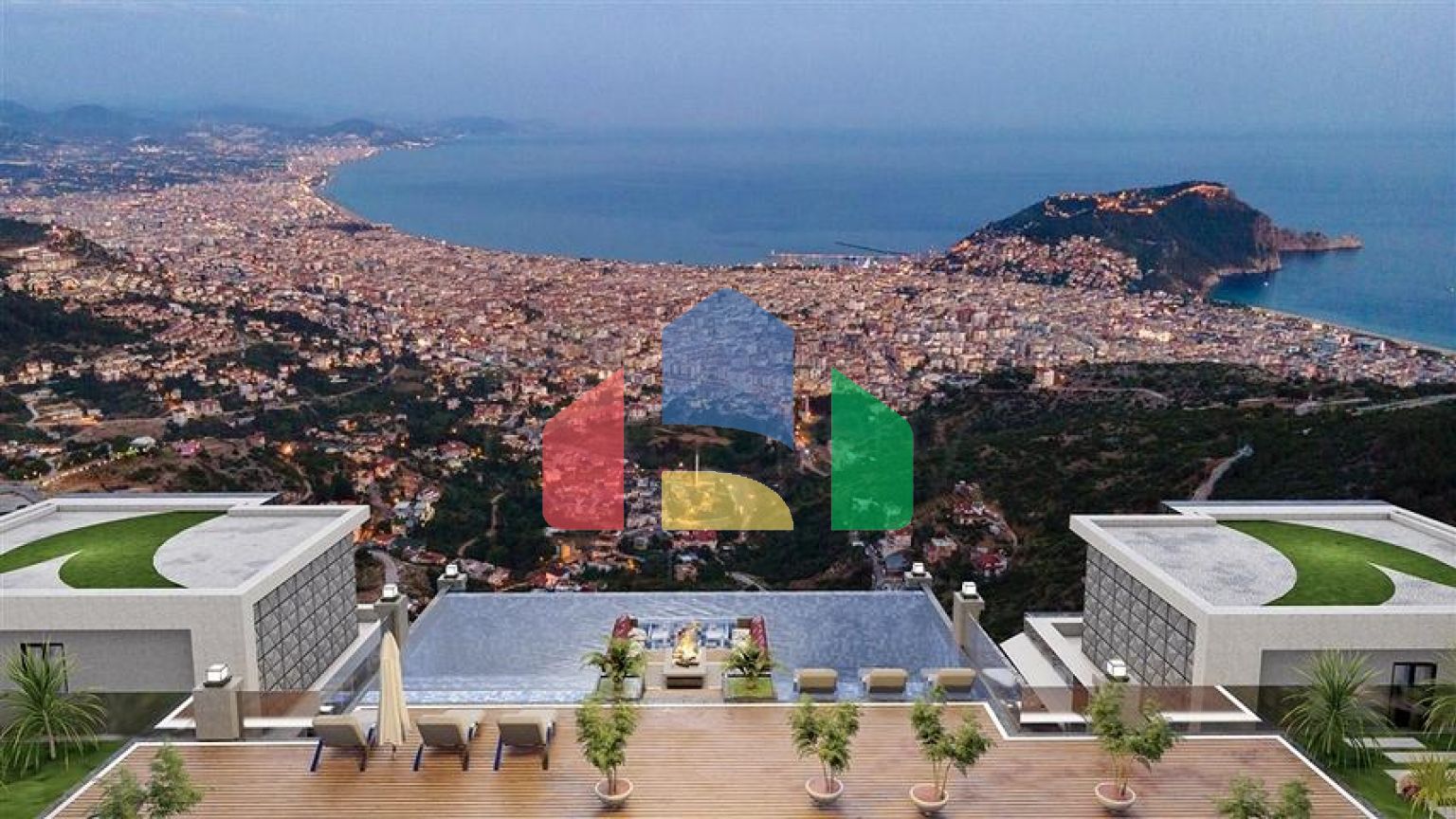 Проект вілл з приголомшливим видом в центрі Аланії
