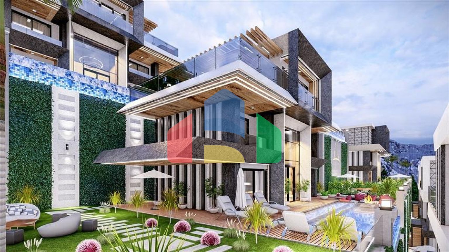 Проект вілл з приголомшливим видом в центрі Аланії