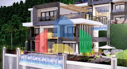 Проект вілл з приголомшливим видом в центрі Аланії Проект вілл з приголомшливим видом в центрі Аланії