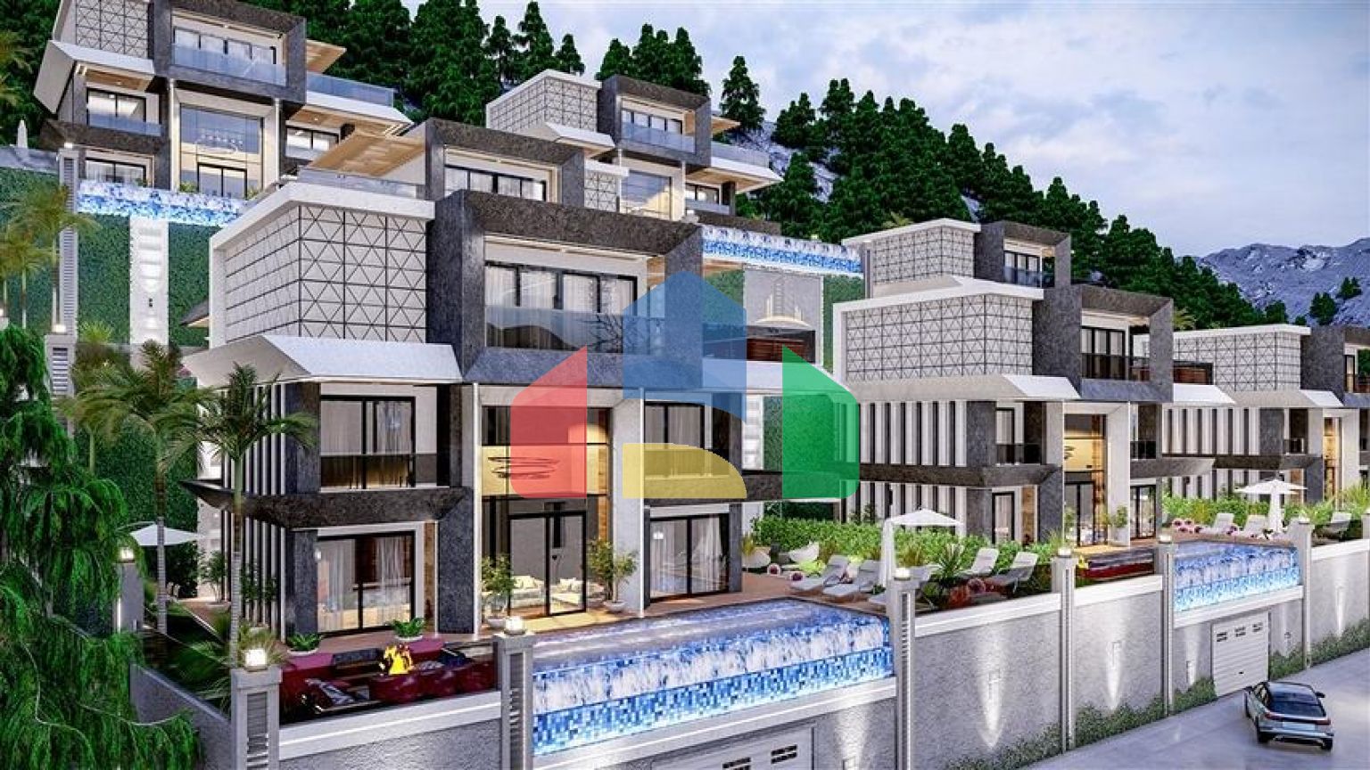 Проект вілл з приголомшливим видом в центрі Аланії