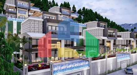 Проект вілл з приголомшливим видом в центрі Аланії Проект вілл з приголомшливим видом в центрі Аланії