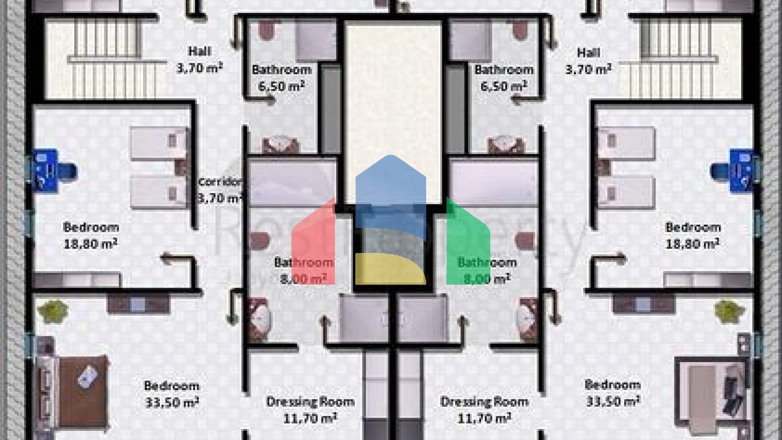 Квартиры в новом современном комплексе в центре Алании
