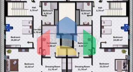 Квартиры в новом современном комплексе в центре Алании