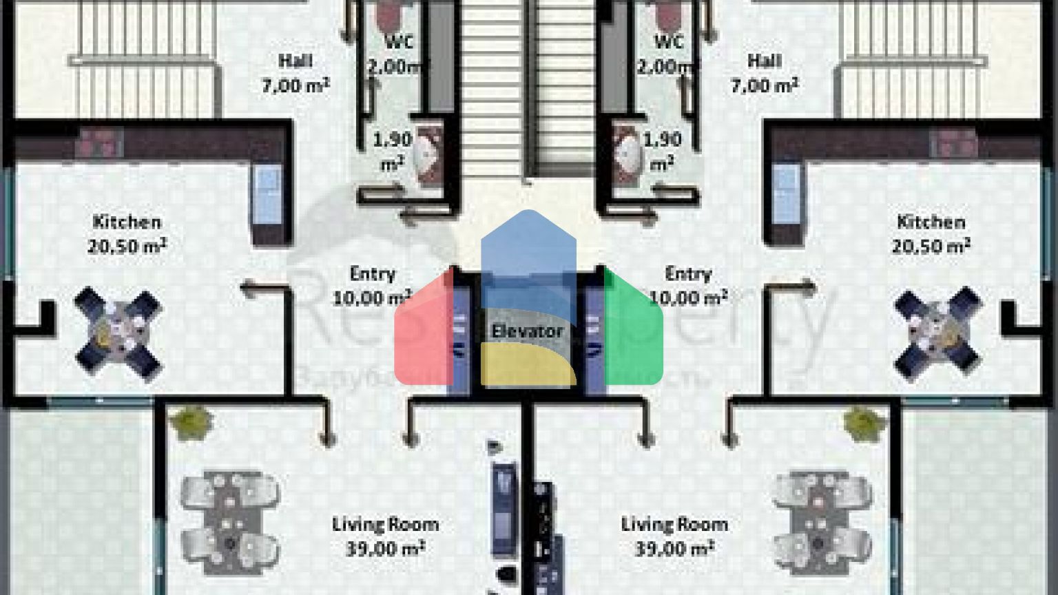 Квартиры в новом современном комплексе в центре Алании