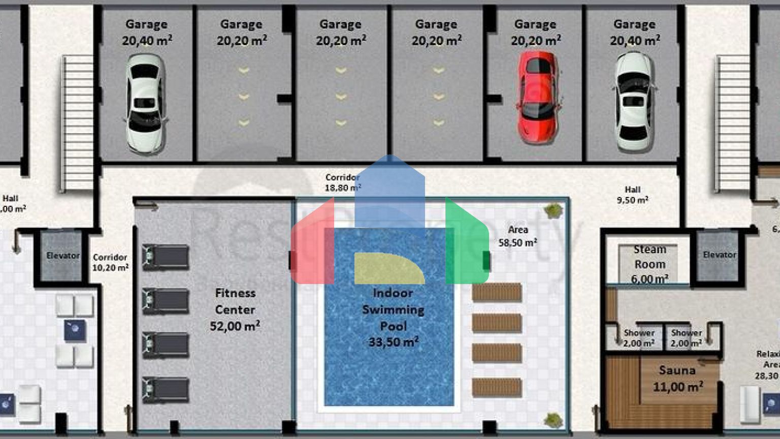 Квартиры в новом современном комплексе в центре Алании