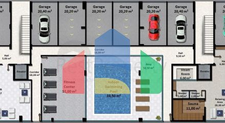 Квартиры в новом современном комплексе в центре Алании