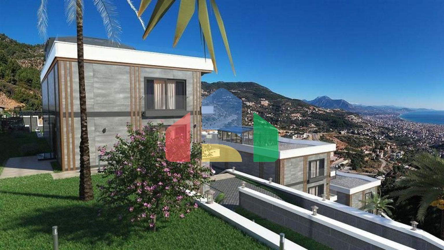 Уникальная вилла с панорамным видом на Аланью