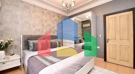 Квартира планировкой 2+1 в 400 метрах от пляжа  Клеопатры