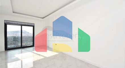 Квартира 3+1 в новом комплексе с видом на море и крепость Алании