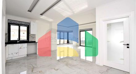 Квартира 3+1 в новом комплексе с видом на море и крепость Алании