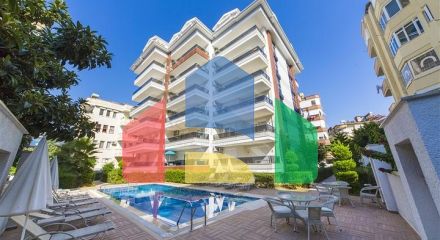 Квартира 1+1 в 250 м от моря в районе пляжа Клеопатра